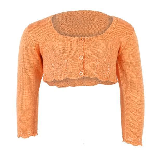 PUMPKIN KNIT BOLERO. Image