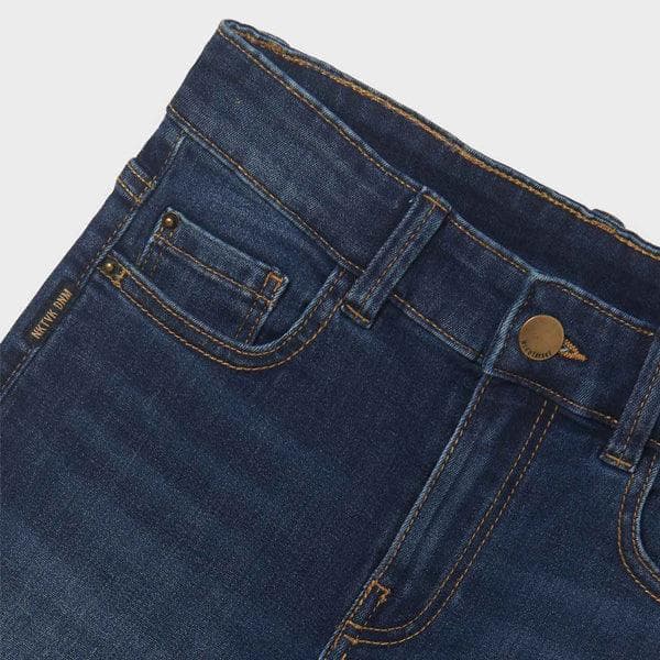 NAVY DENIM SHORT