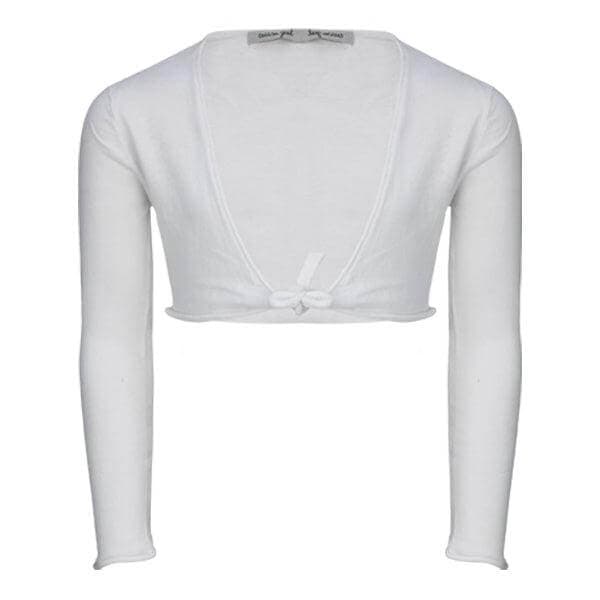 WHITE COTTON BOLERO. Image