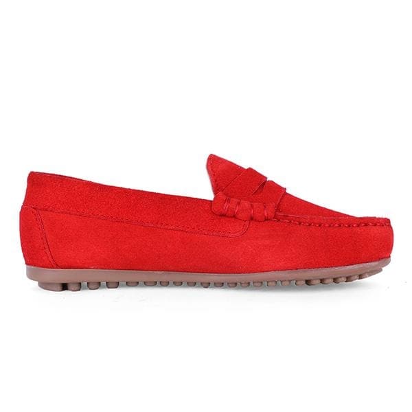 RED SUEDE FORMAL MOCCASIN Image