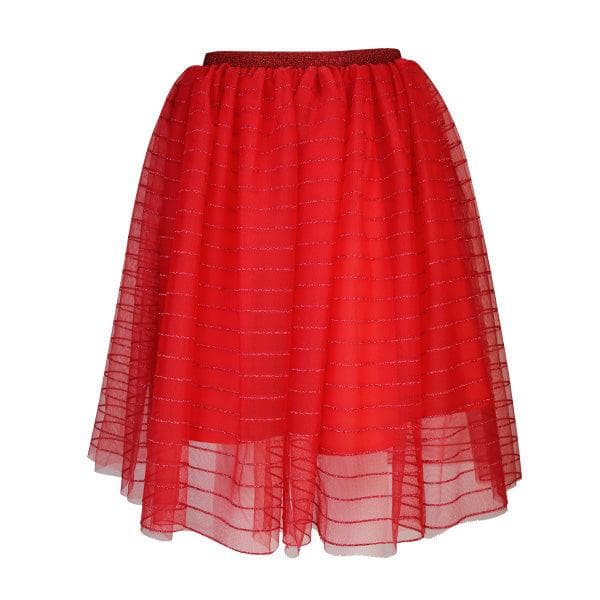 RED TULLIE SKIRT
