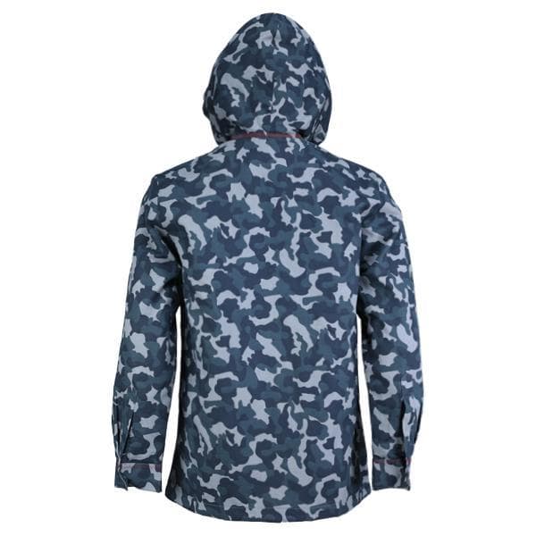 NAVY BLUE CAMO HOODIE