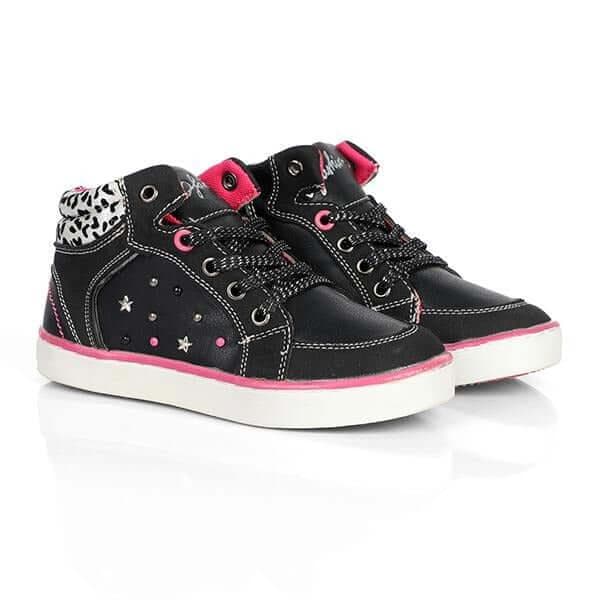 BLACK/SILVER  HIGH SNEAKERS Image