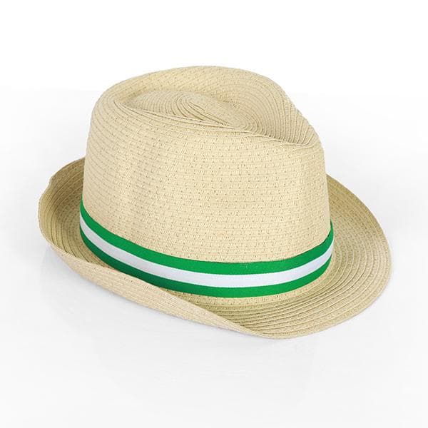 NAVY/WHITE TAPE FEDORA HAT