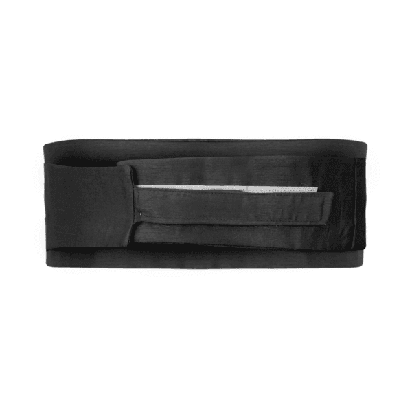 BLACK SATIN CUMMERBUND