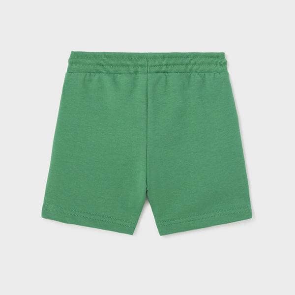 GREEN BASIC FLEECE SHORT