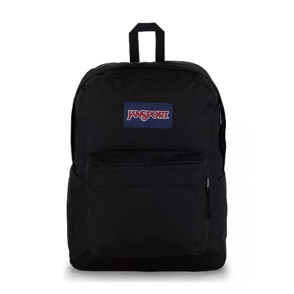 BLACK PLAIN BACKPACK Image