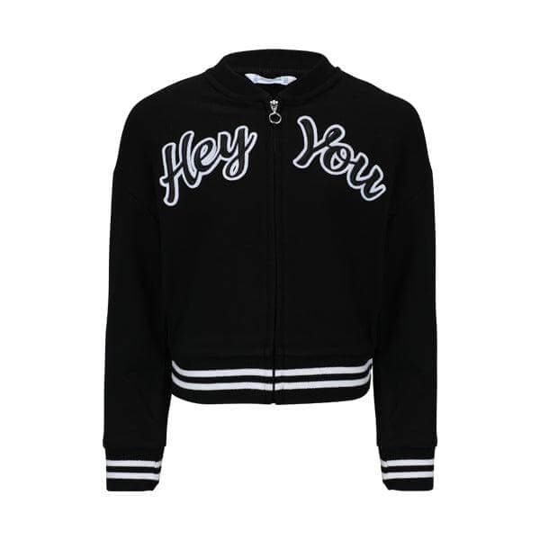 BLACK EMBROIDERED CARDIGAN Image