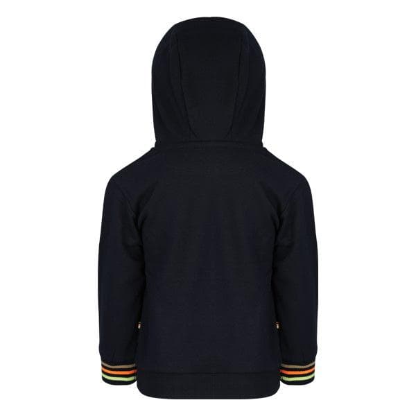 NAVY GRAPHIC HOODIE