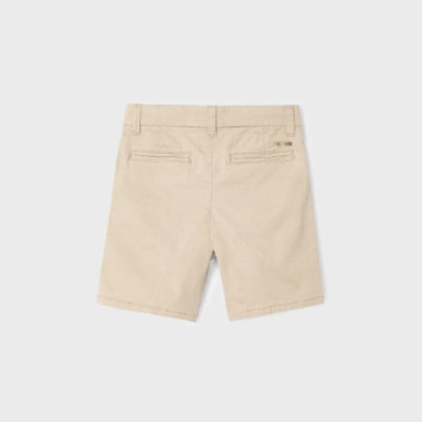 BEIGE TWILL CHINO SHORT