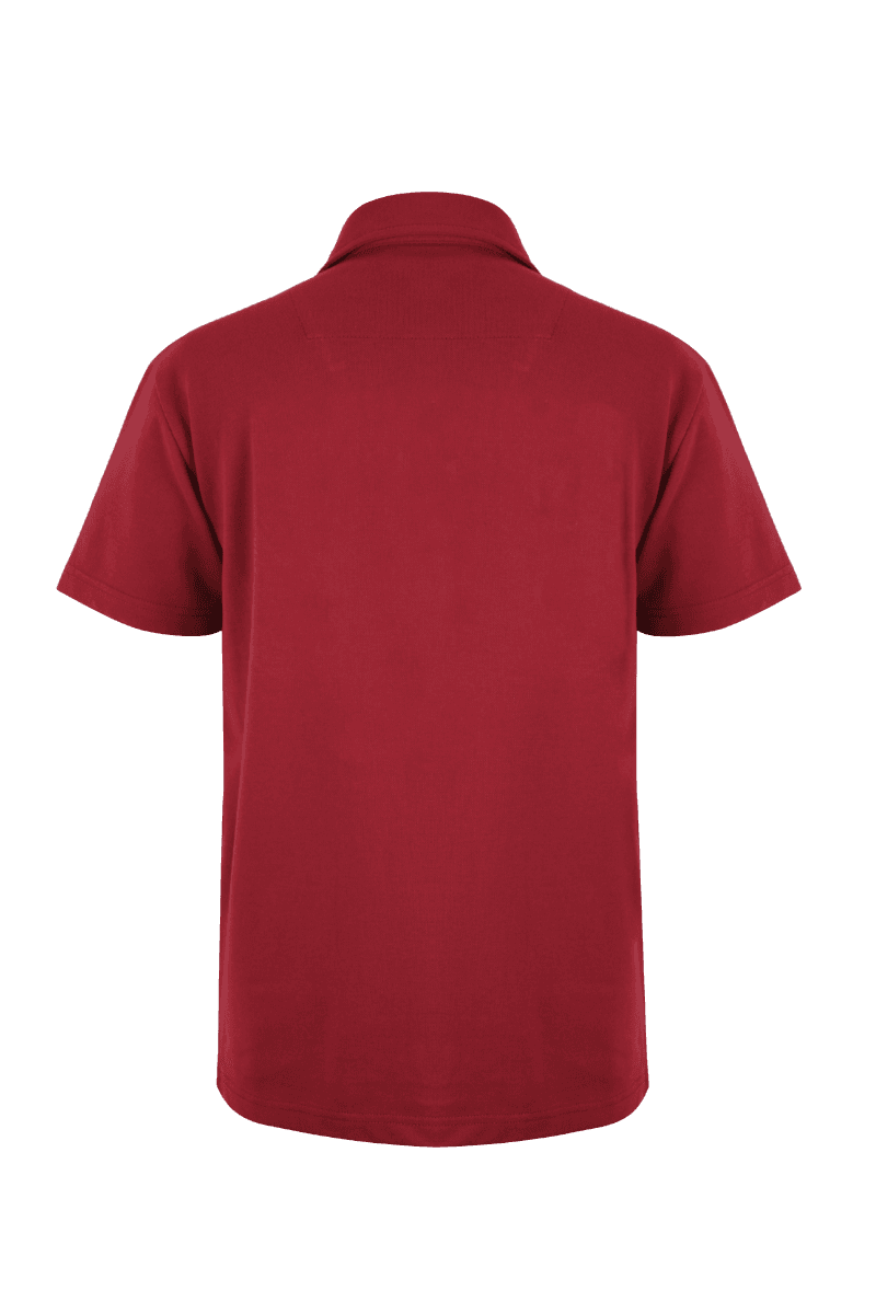 BURGUNDY 2-IN-1 CHARTERHOUSE BOYS POLO SHIRT