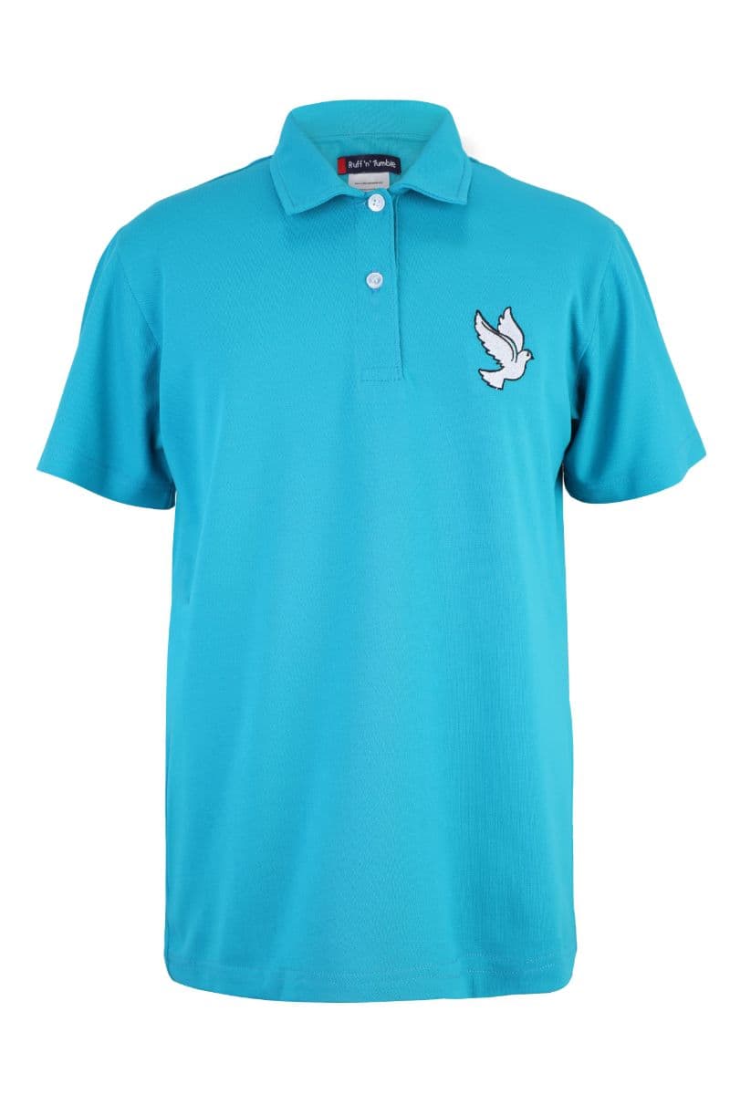 BLUE 2-IN-1 CHARTERHOUSE GIRLS POLO SHIRT Image