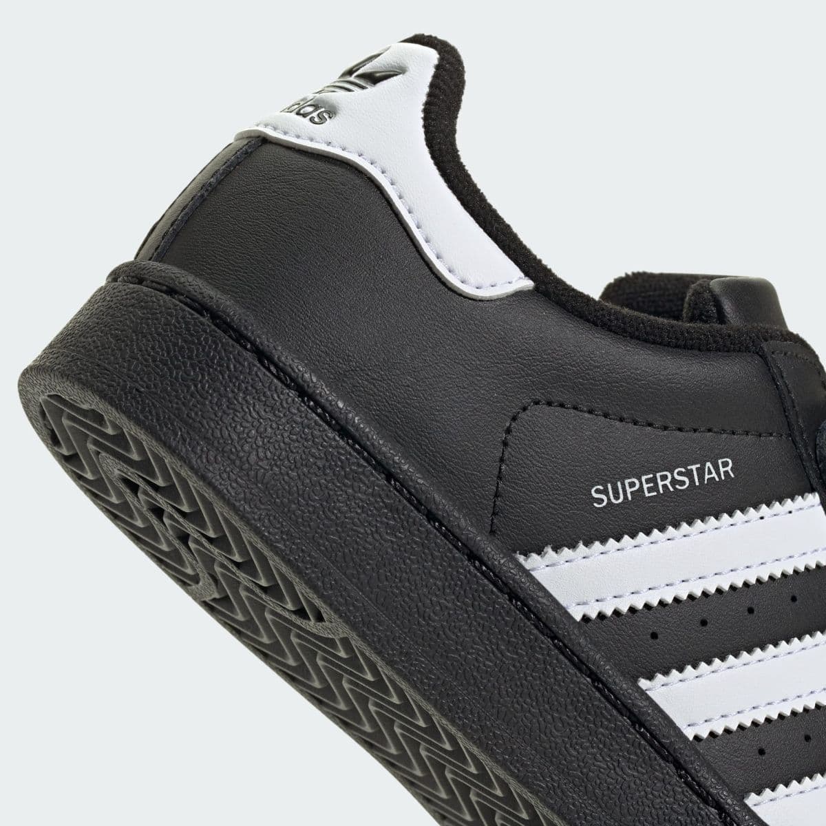 SUPERSTAR II COMFORT CLOSURE SHOES BLACK/WHITE
