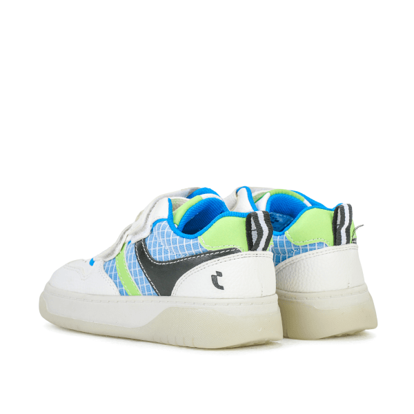 WHITE/LEMON SNEAKERS