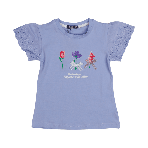 LILAC SHORT SLEEVE BLOUSE Image